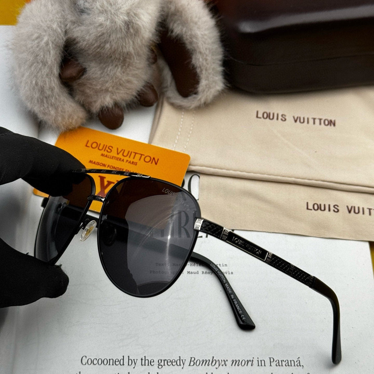 PILOT SUNGLASSES L66 IN BLACK METAL