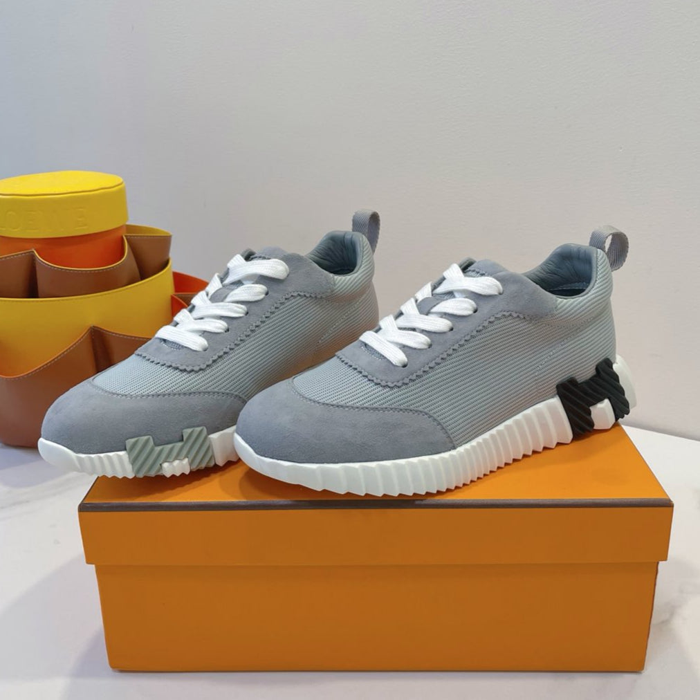 HM  Bouncing sneaker Gray Fabric with Suede 212280