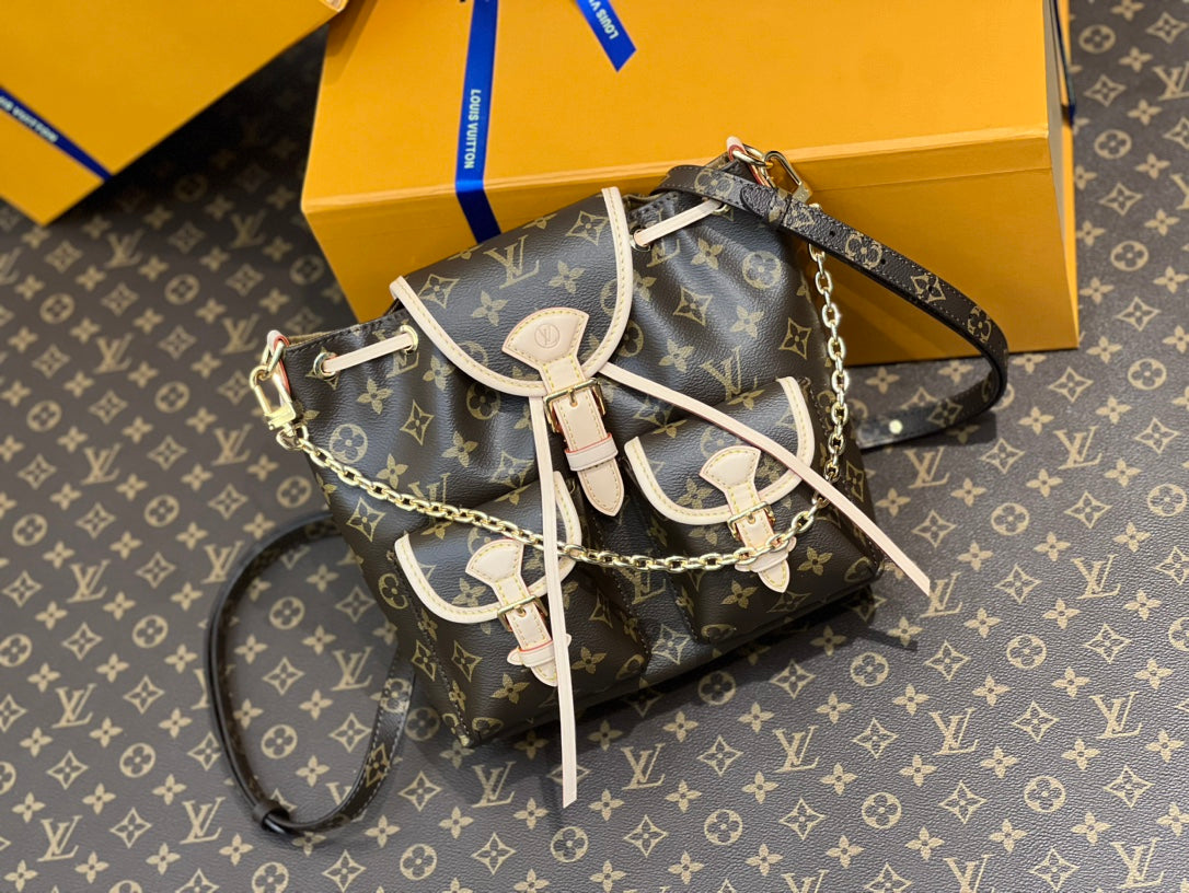 excursion 21 monogram canvas beige calfskin