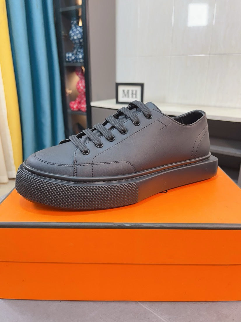HM IRWIN SNEAKER BLACK CALFSKIN