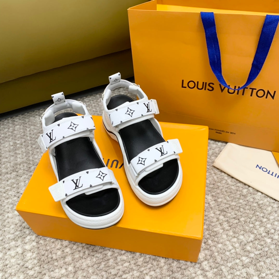 Louis Vuitton 2026 Archlight Flat Sandals 70mm Leather 787683