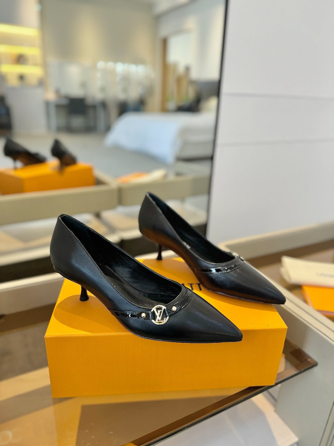 Louis Vuitton 2026 6AM Pumps 50mm Leather 787800
