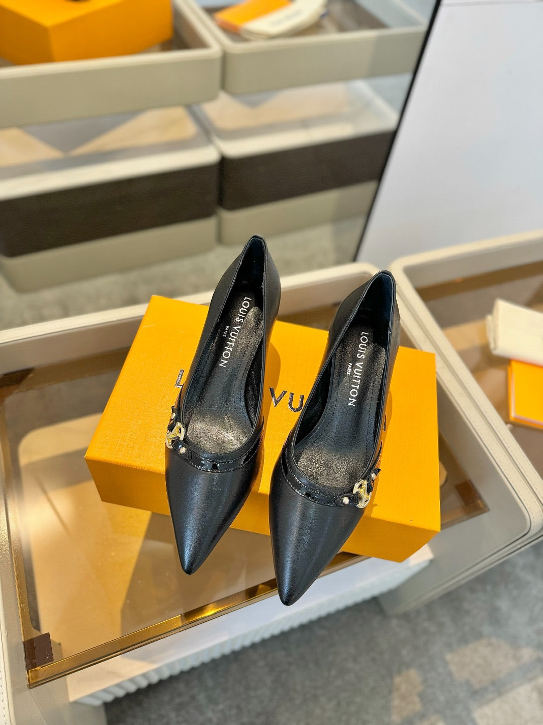 Louis Vuitton 2026 6AM Pumps 50mm Leather 787800