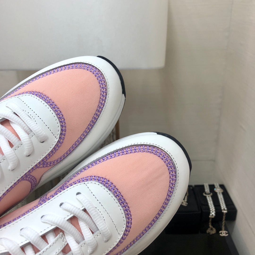 CC Sneaker Pink Mix Purple Fabric