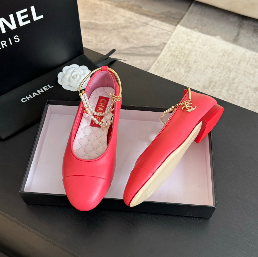 Double Strap Chunky Heel Mary Jane Shoes Red Pink