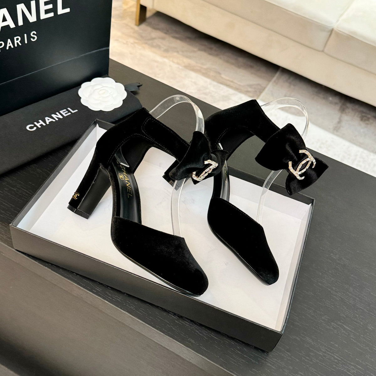 CC Mary Janes Black Velvet