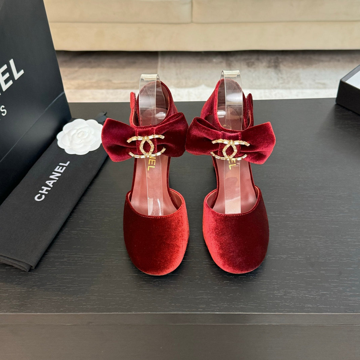 CC Mary Janes Red Velvet