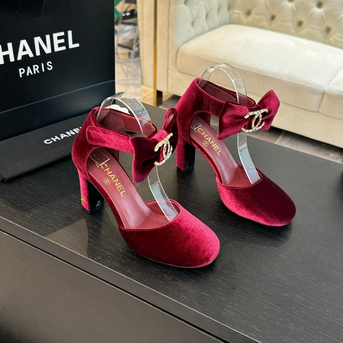 CC Mary Janes Red Velvet
