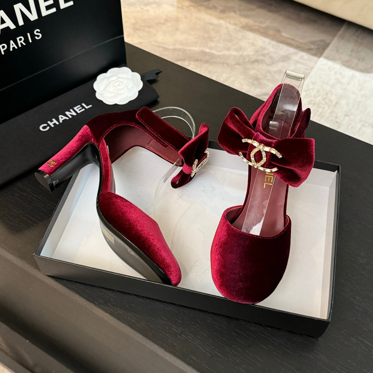 CC Mary Janes Red Velvet