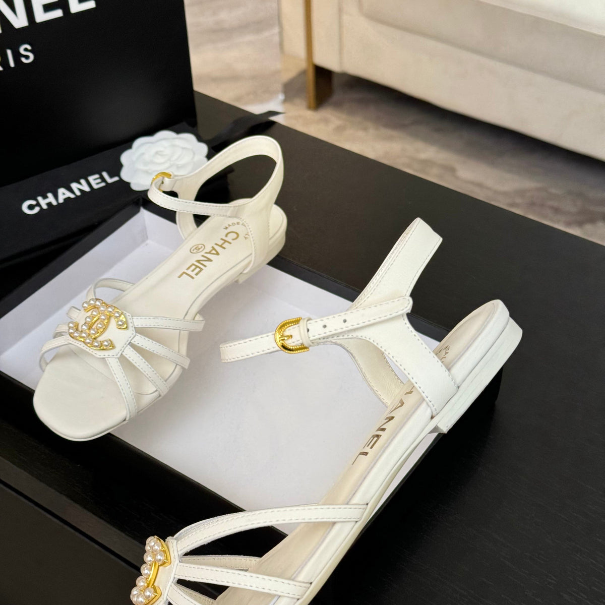 CC 15mm Sandal White Sheepskin 212925