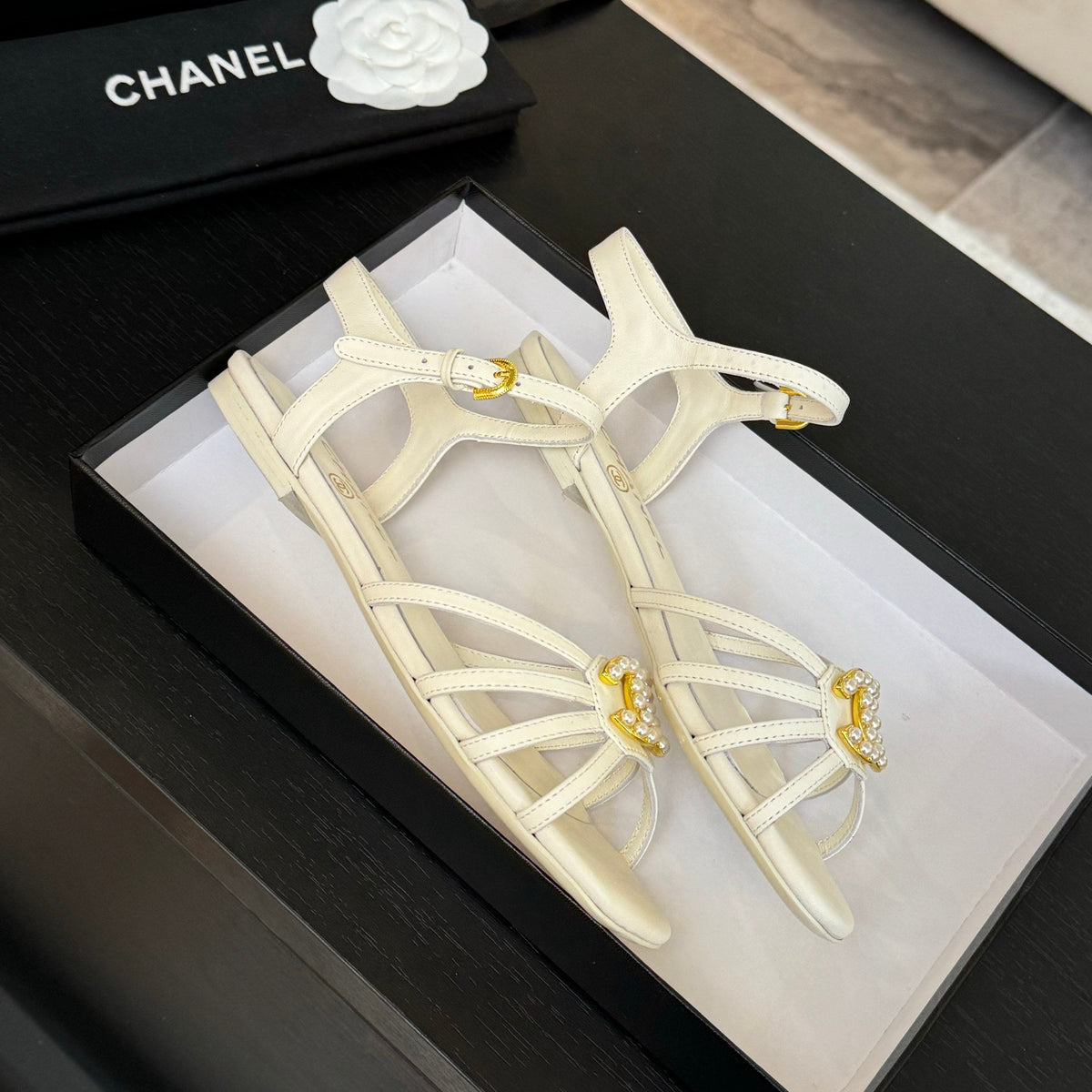 CC 15mm Sandal White Sheepskin 212925