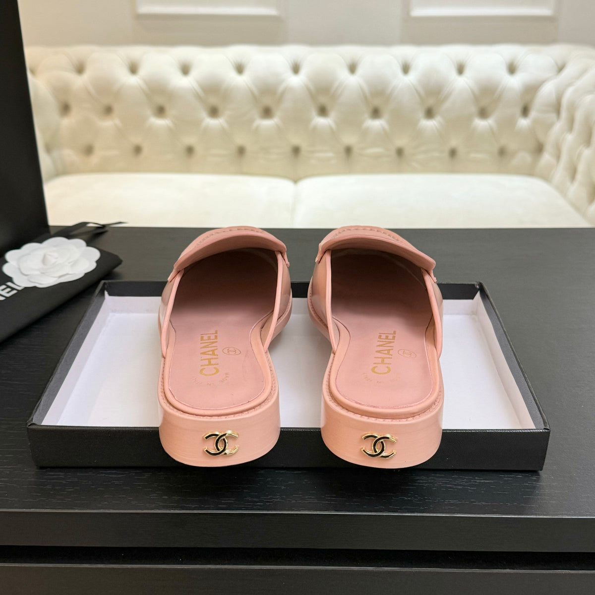 CC 25C Mule Pink Calfskin