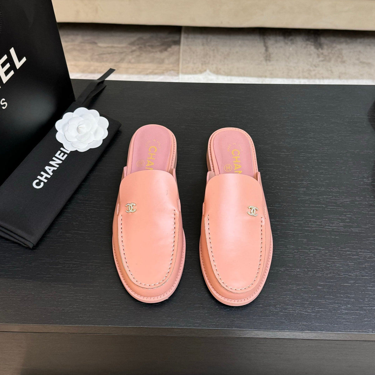 CC 25C Mule Pink Calfskin