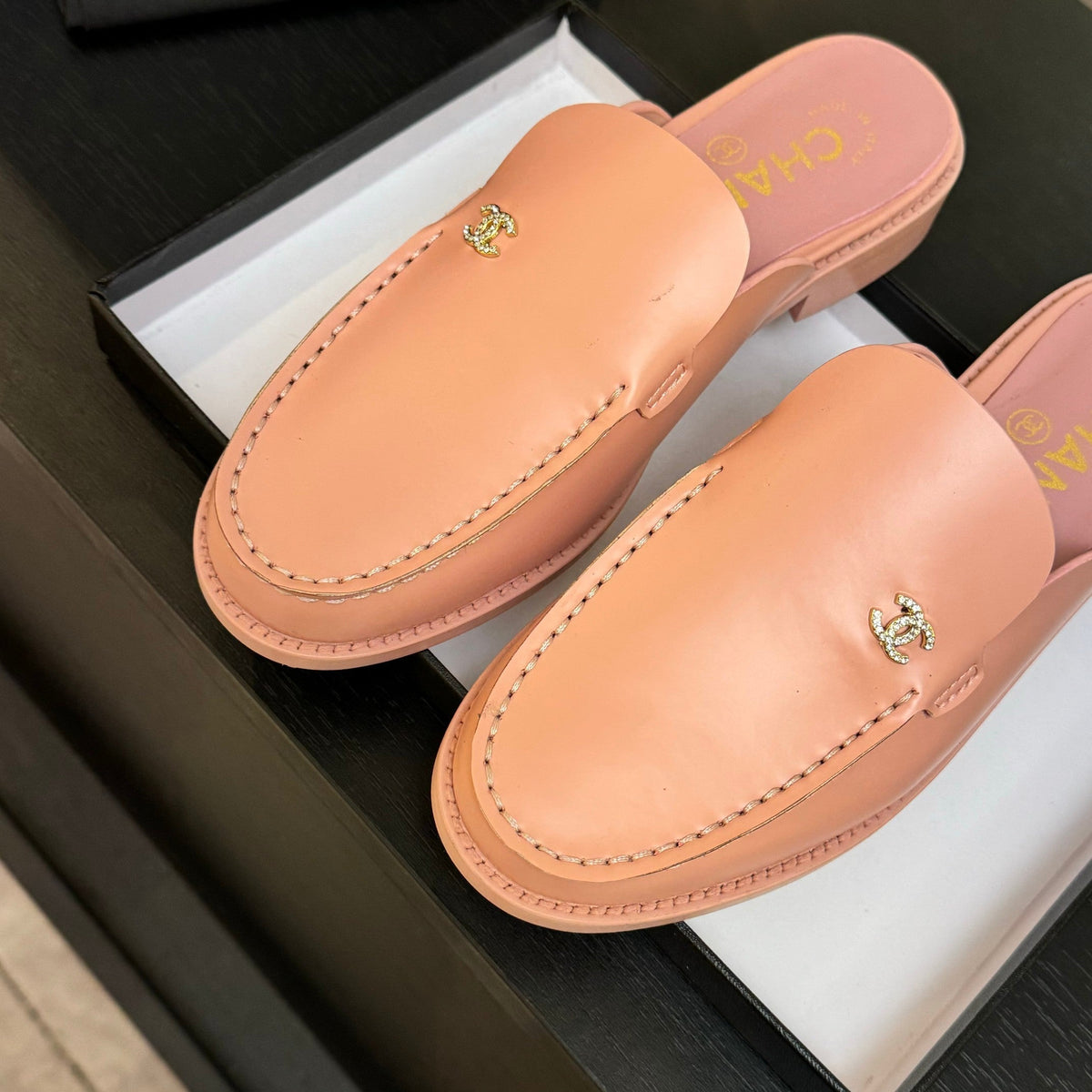 CC 25C Mule Pink Calfskin