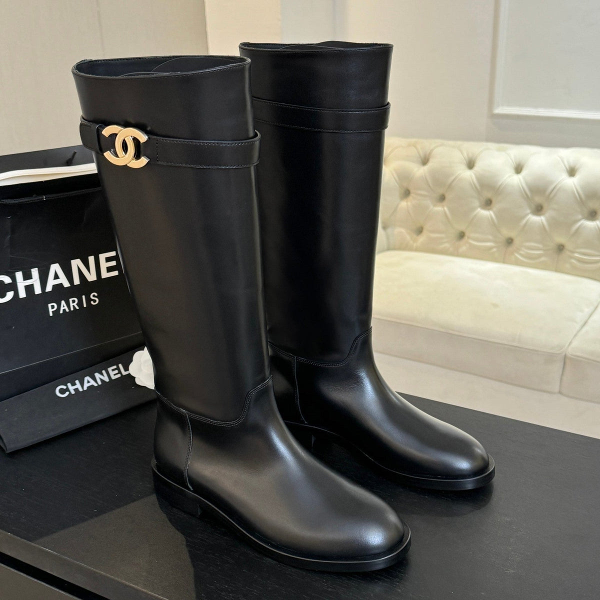 chanel boot