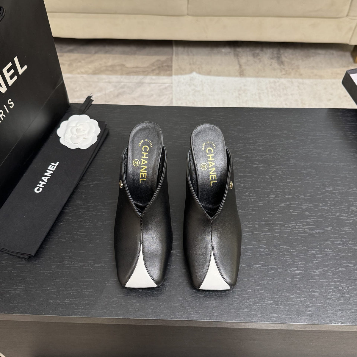 Chanel 2026 Mules 90mm Calfskin