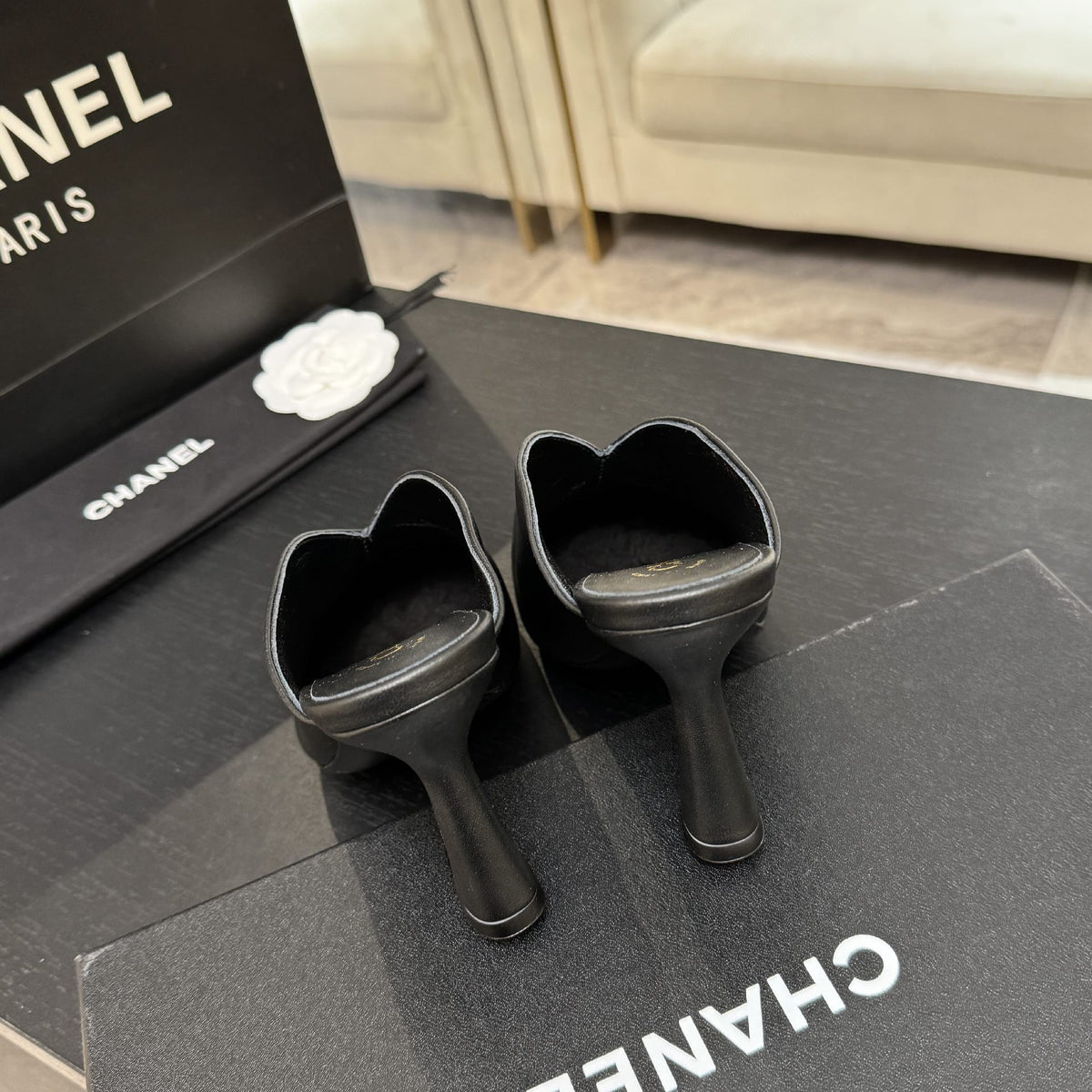 Chanel 2026 Mules 90mm Calfskin