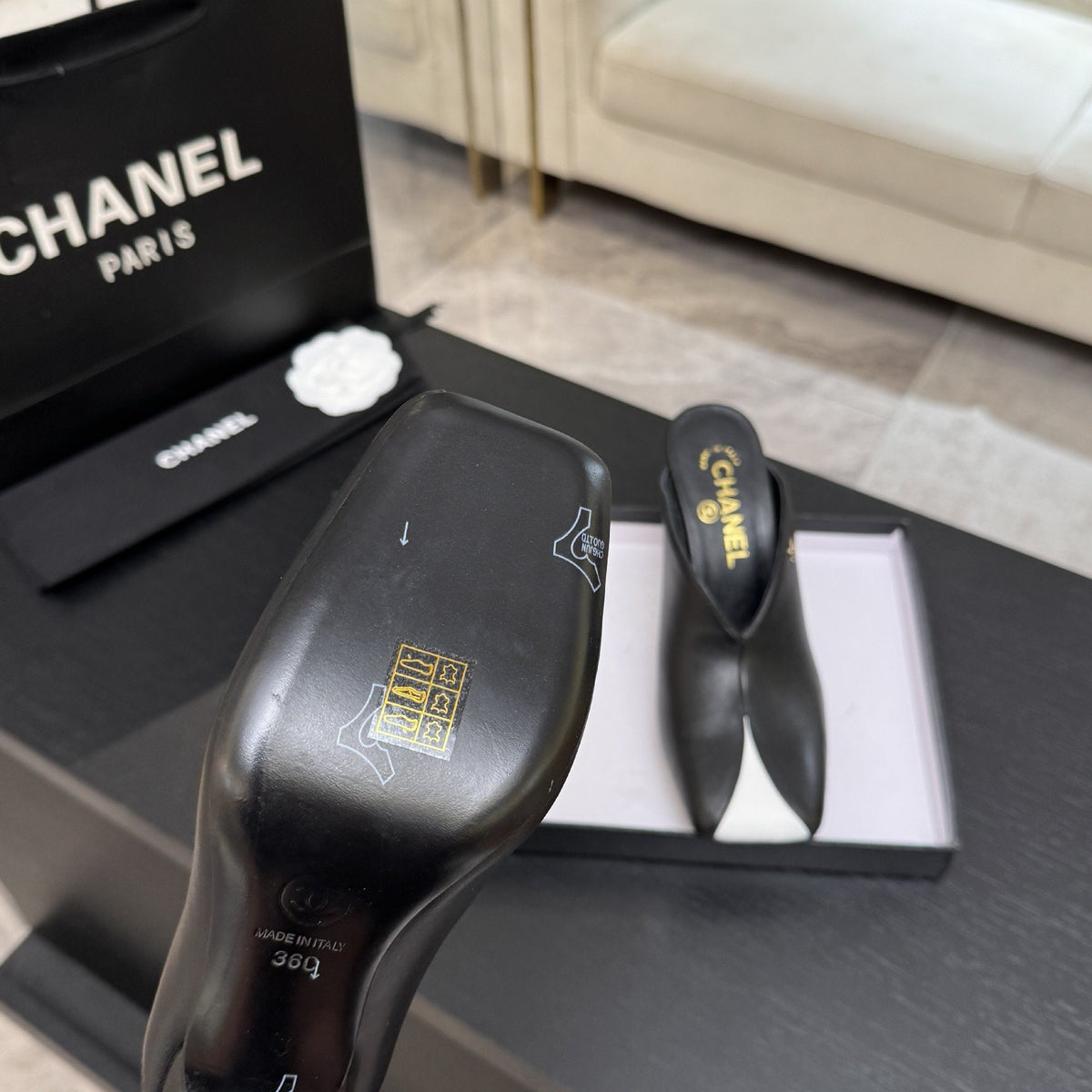 Chanel 2026 Mules 90mm Calfskin