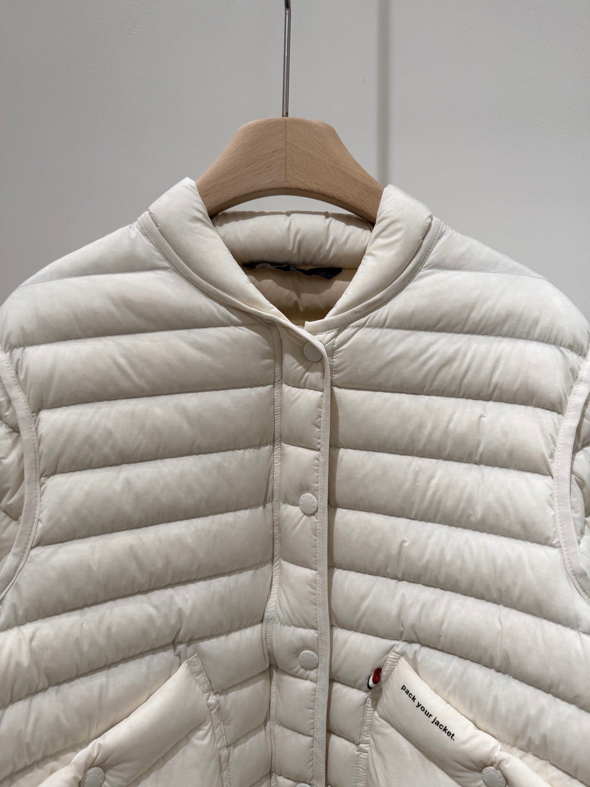 MC 2025 Jacket Pink And White Nylon Down