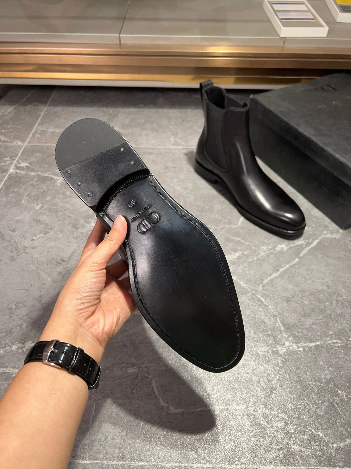 CD CHELSEA BOOT BLACK CALFSKIN