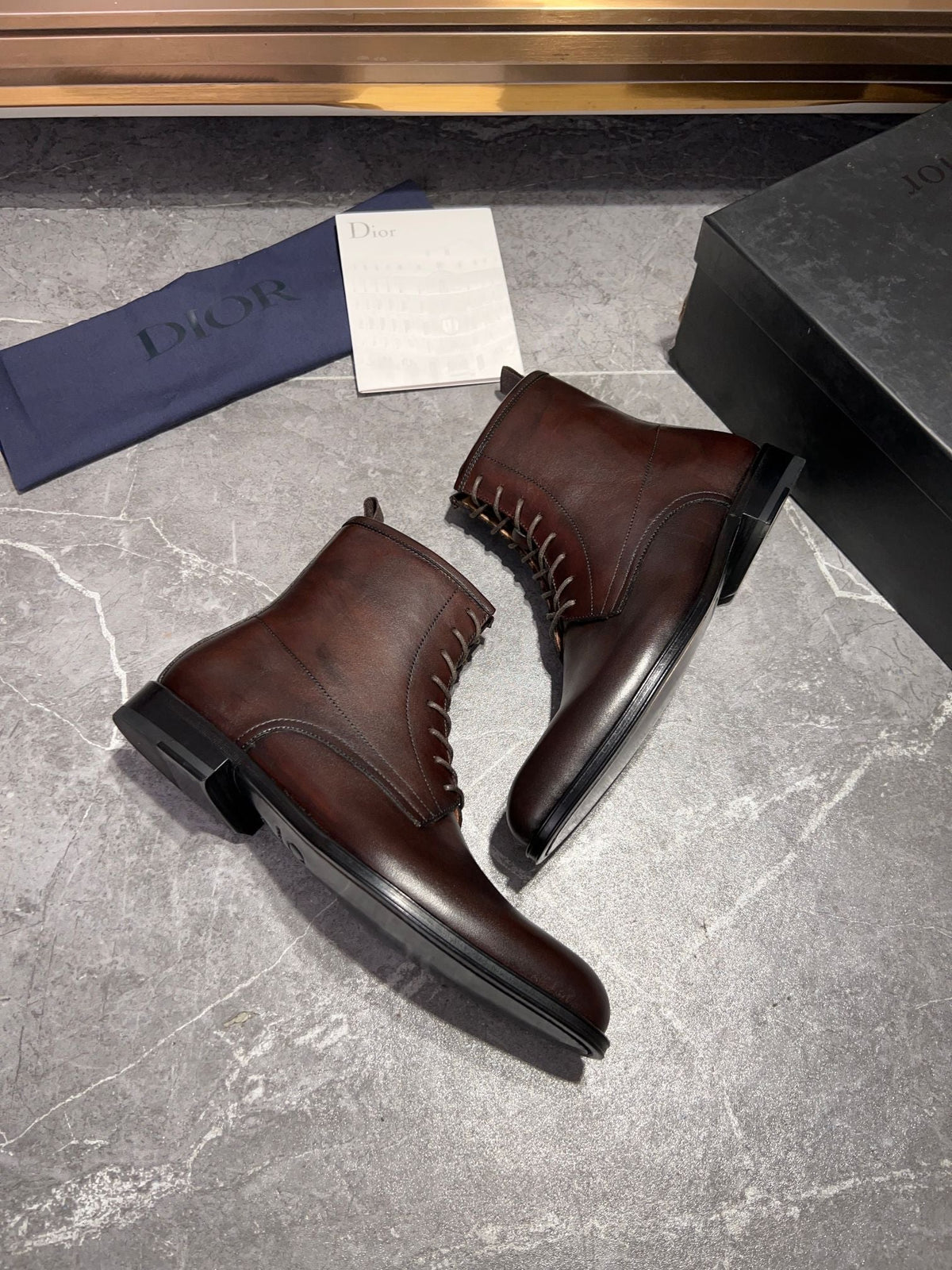 CD JUMP LACE-UP BOOT SYRUP CALFSKIN