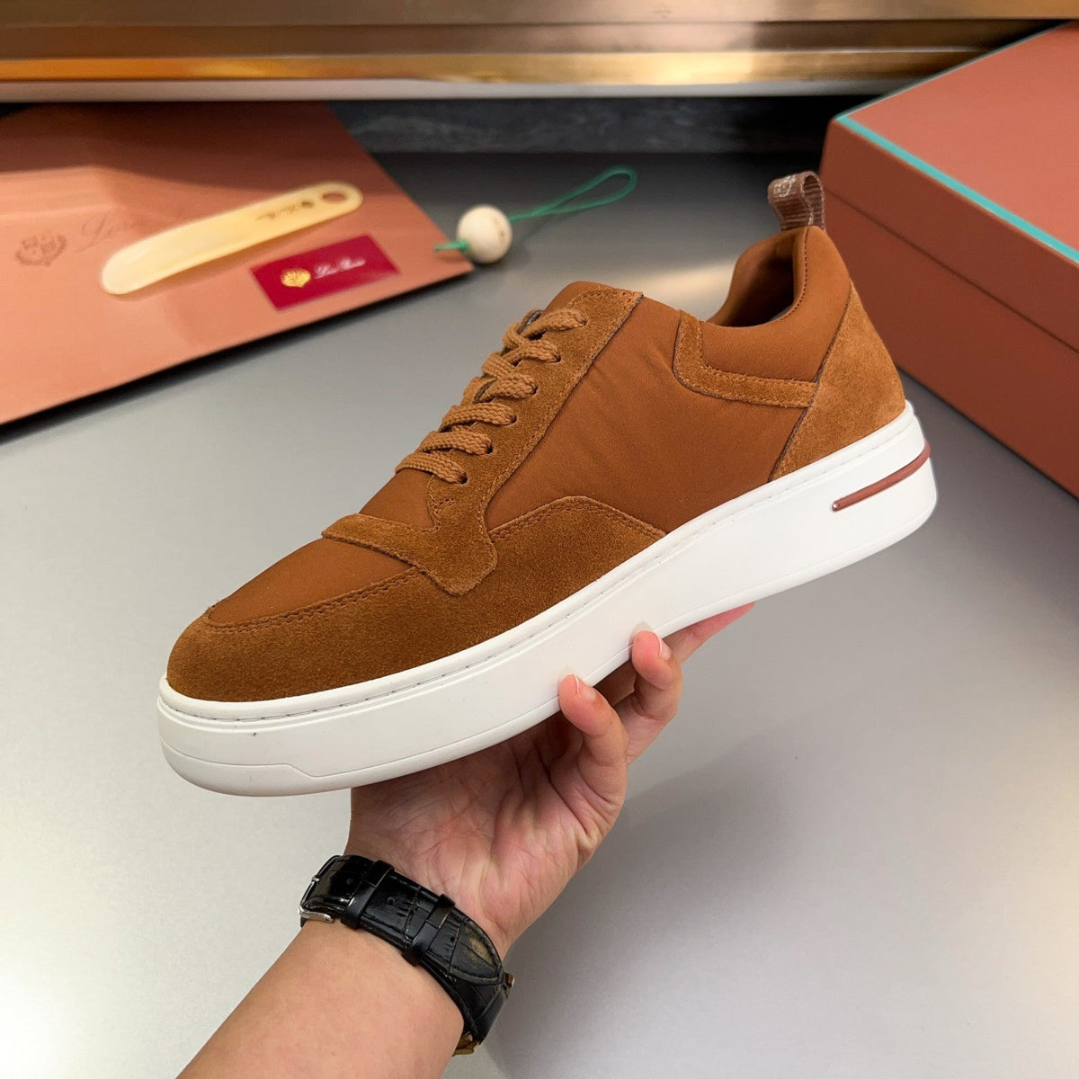 LP NEWPORT WALK SNEAKERS RUSSET SUEDE