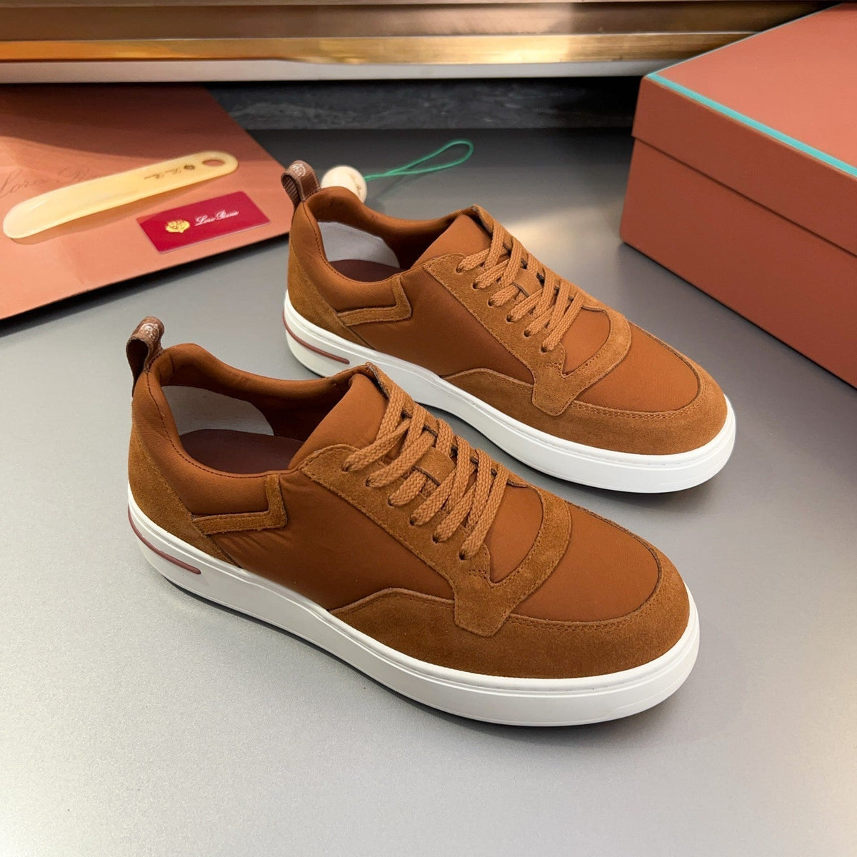 LP NEWPORT WALK SNEAKERS RUSSET SUEDE