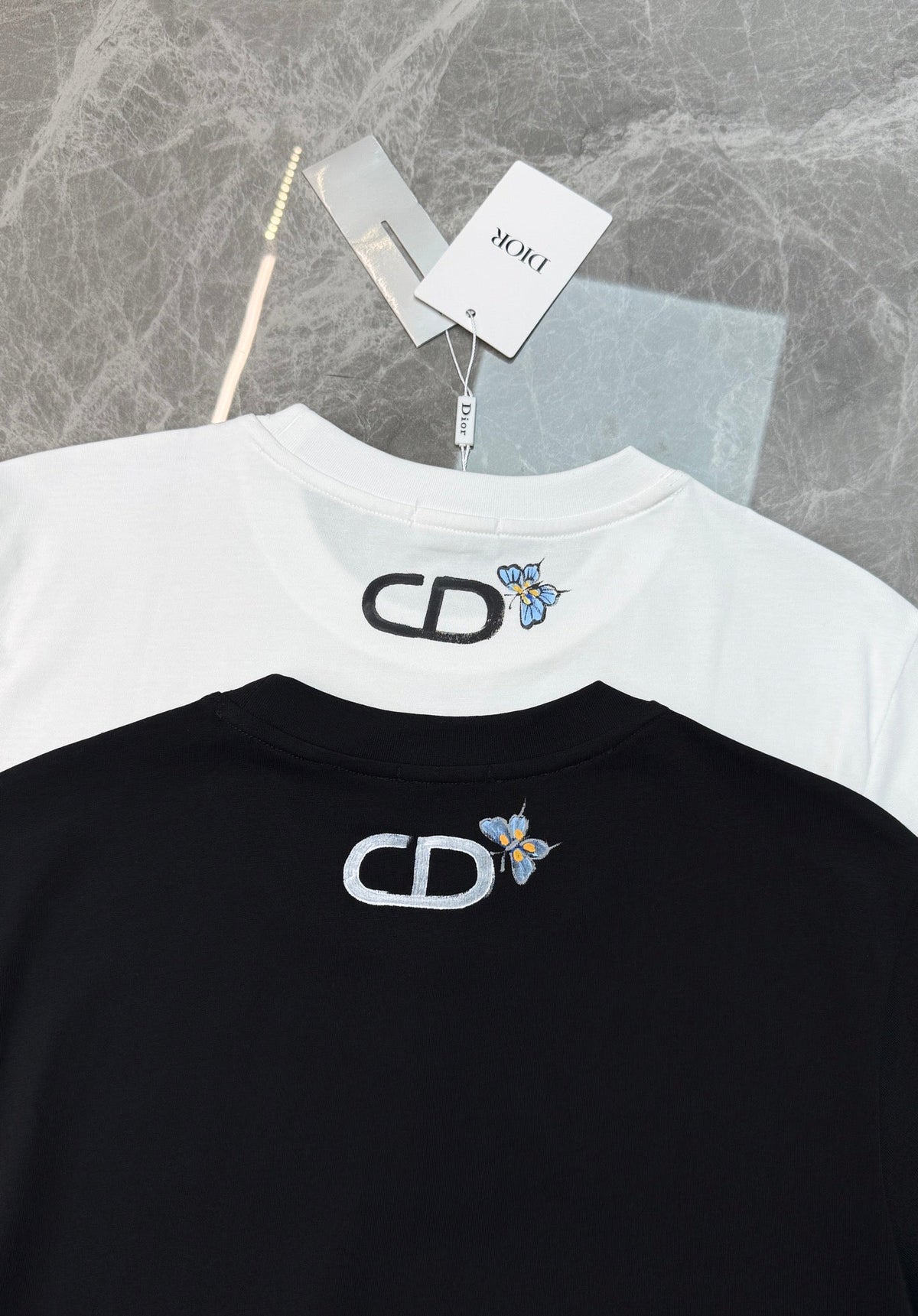 CD 2026 Streetwear T-shirt Butterfly Cotton 316509