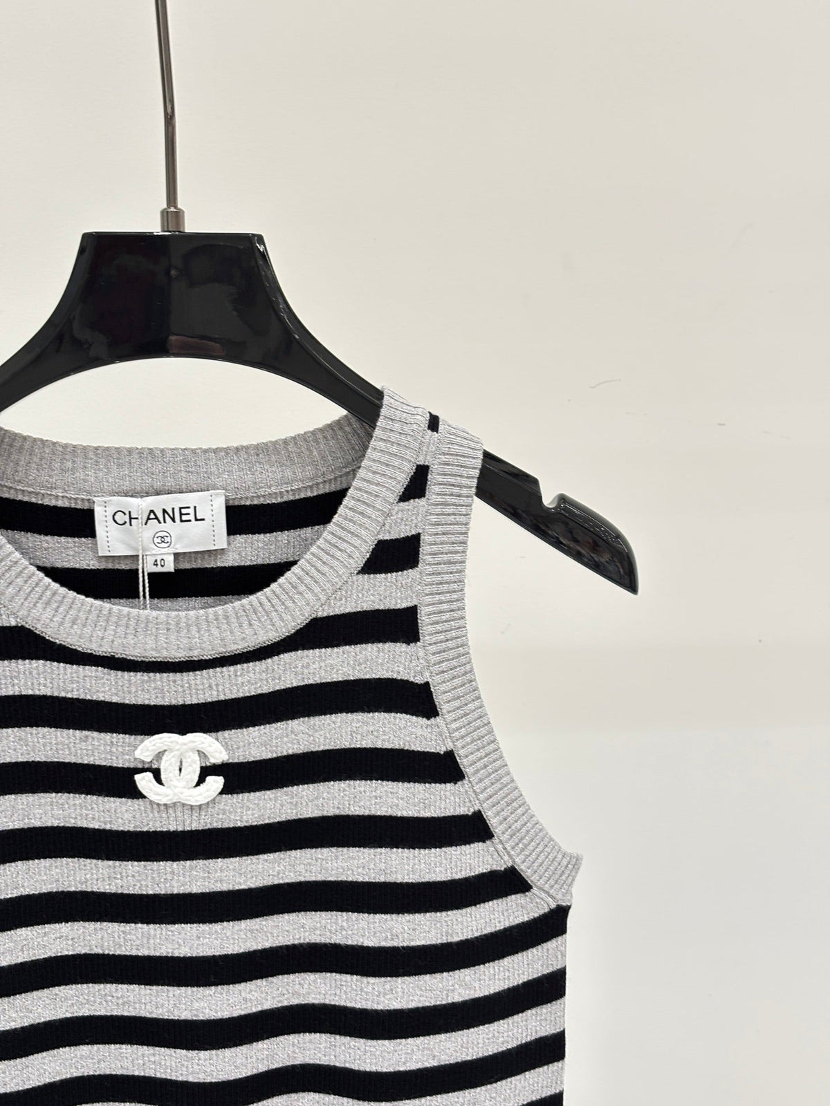 Chanel 2026 Striped Vest Wool 413791