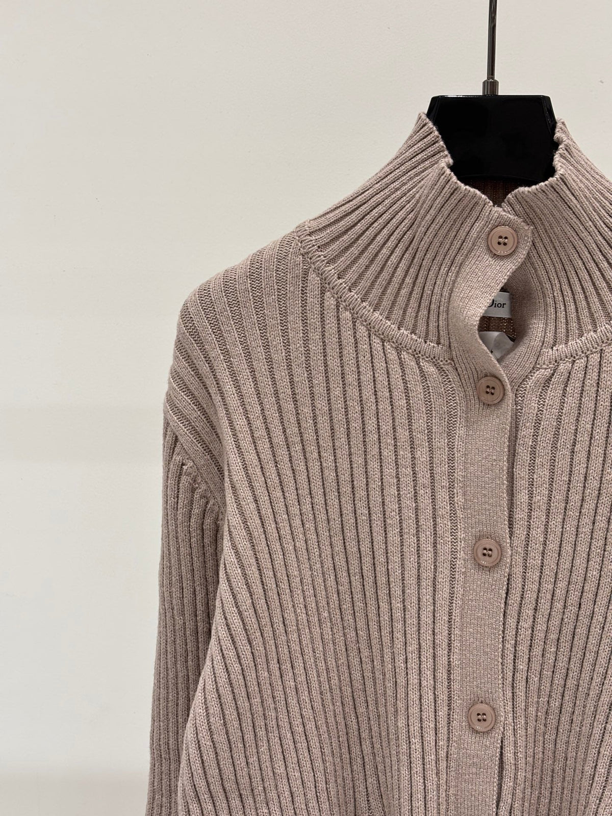 Dior 2026 Turtleneck Button-Down Cardigan Wool 431810