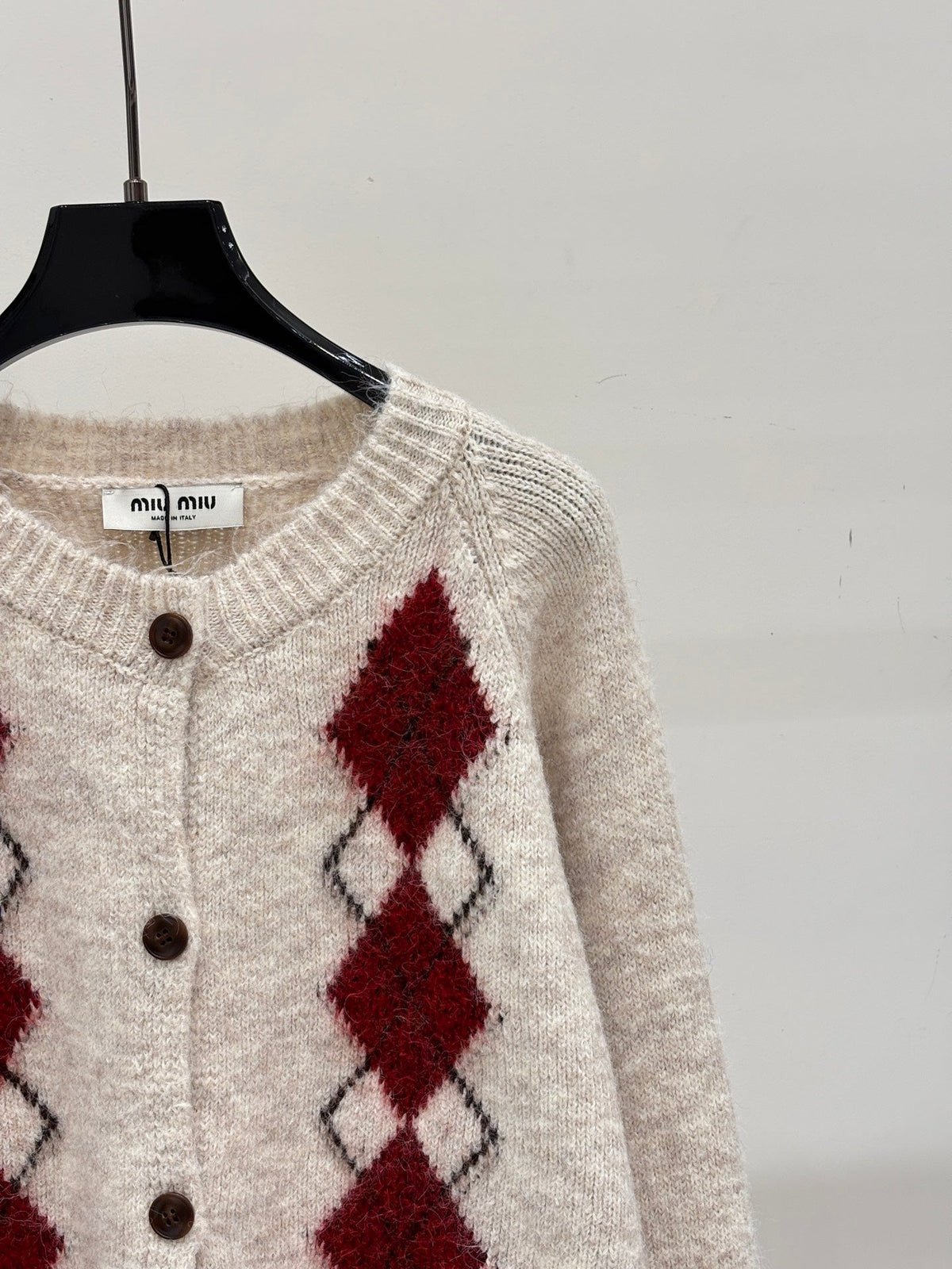 Miumiu 2026 Agarwood Cardigan Wool 431806