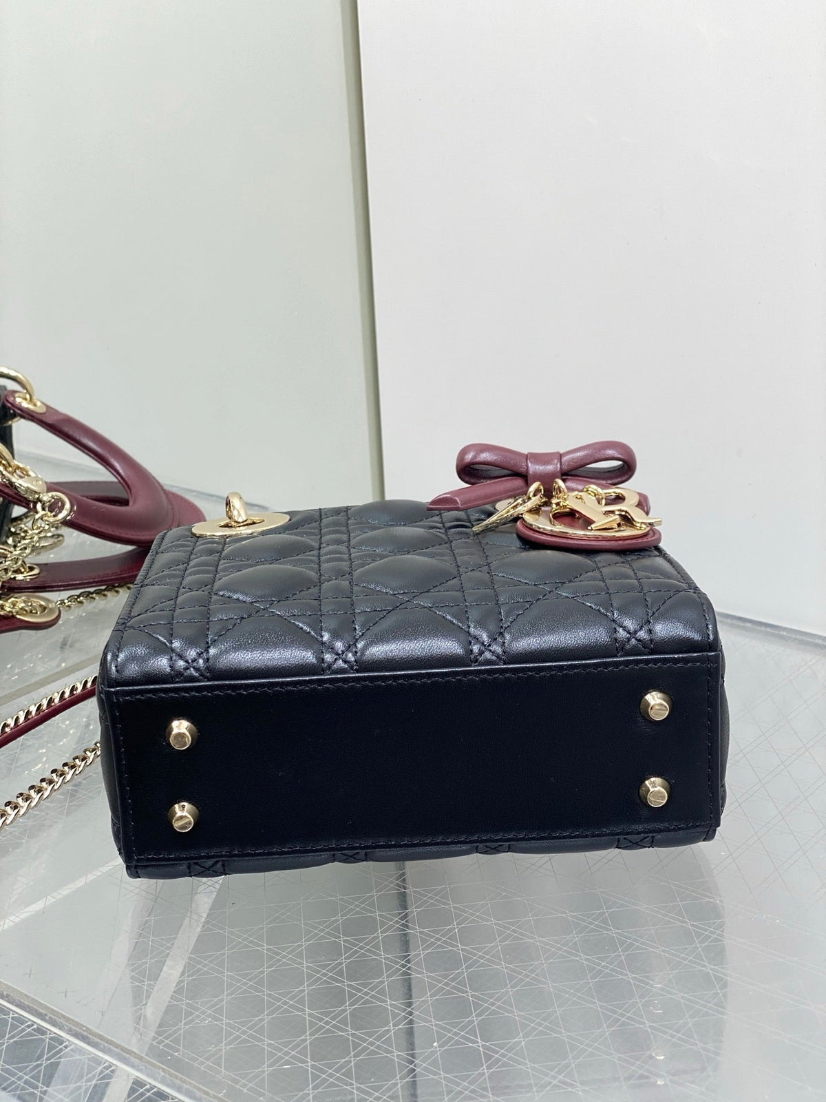Dior 2026 Two-Tone Lady Dior Bag Leather 408638