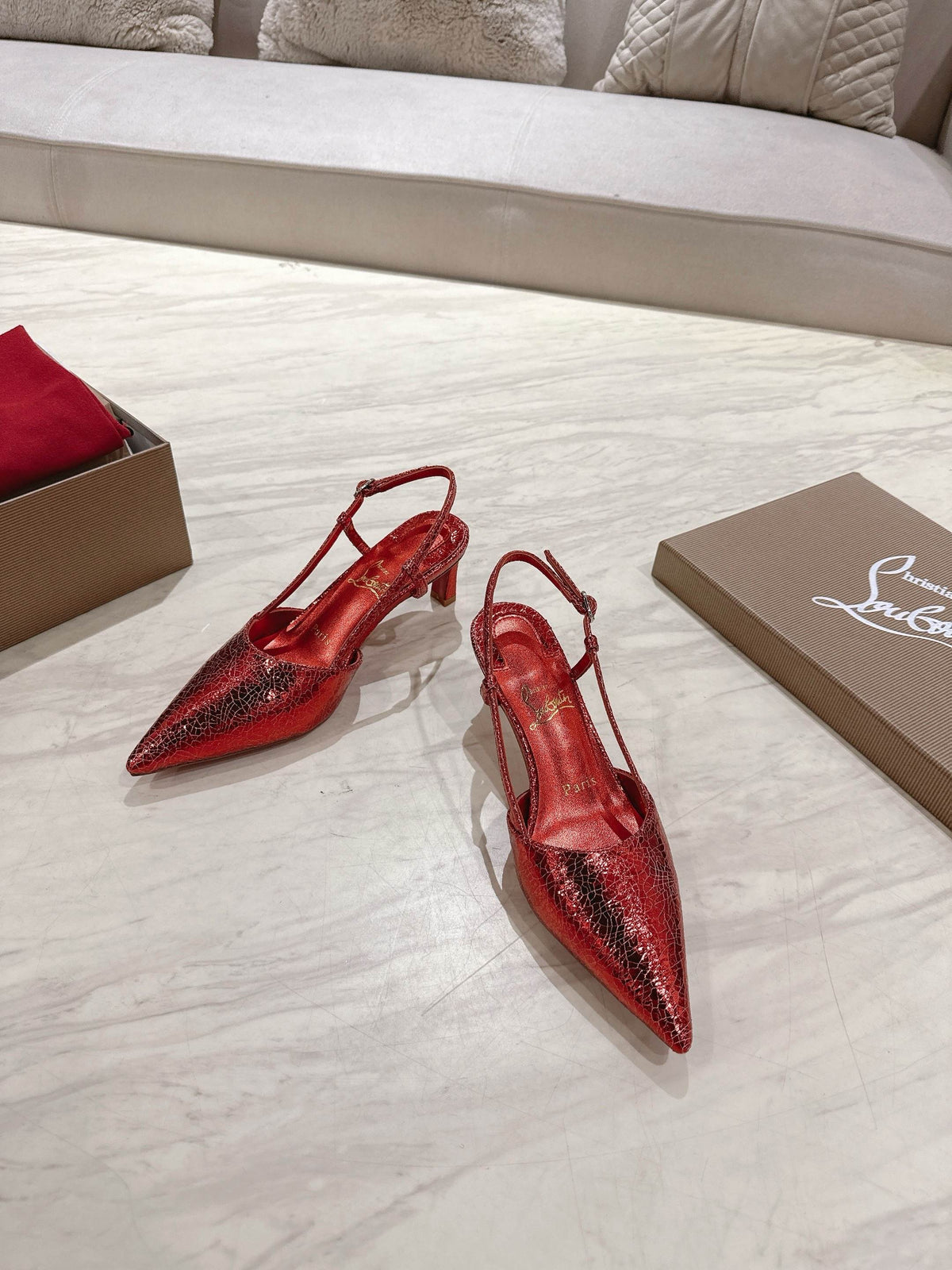 CL 25 Slingback Red Original Fabric 335140