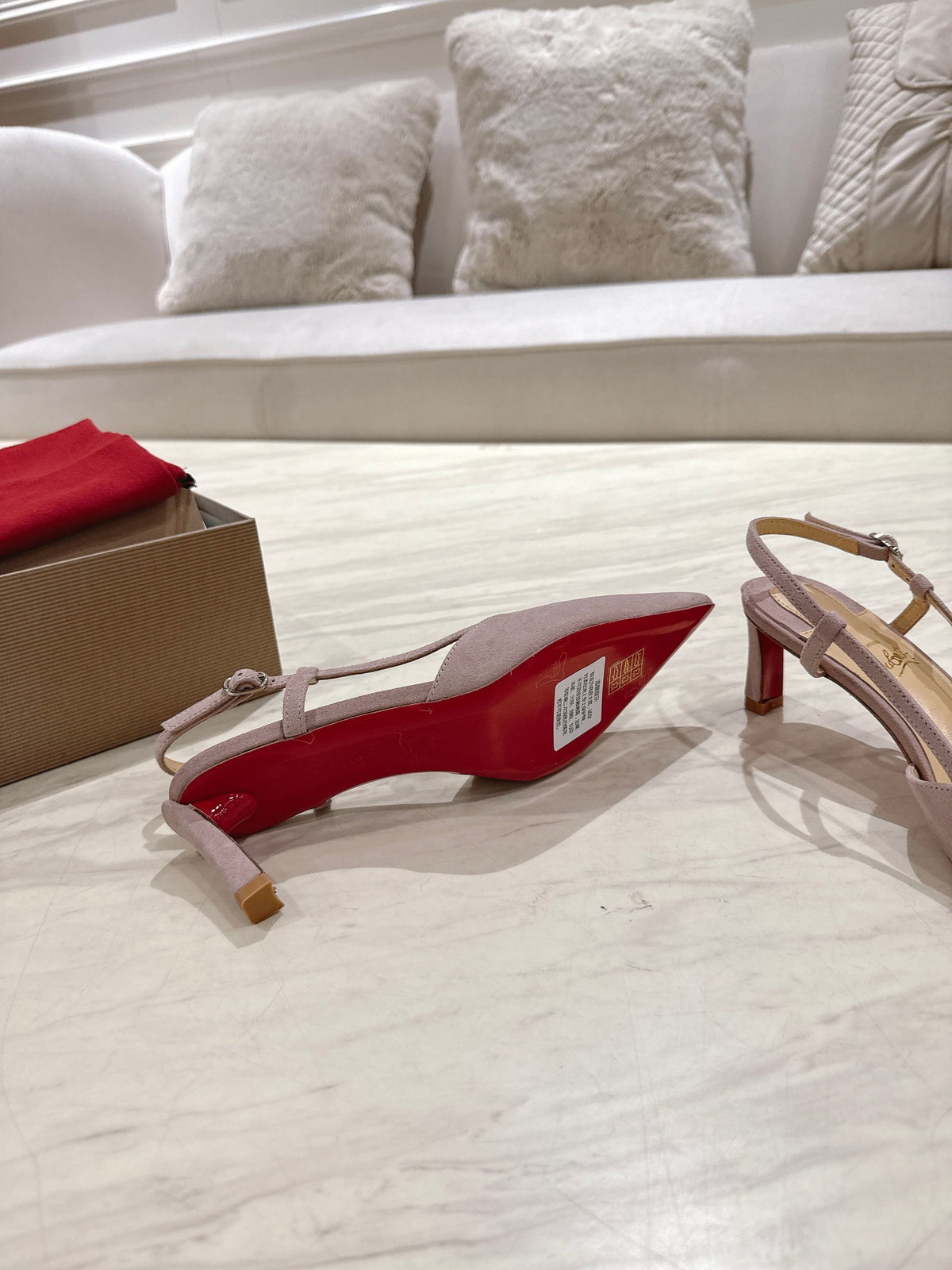 CL 25 Slingback Pink Original Fabric 335144