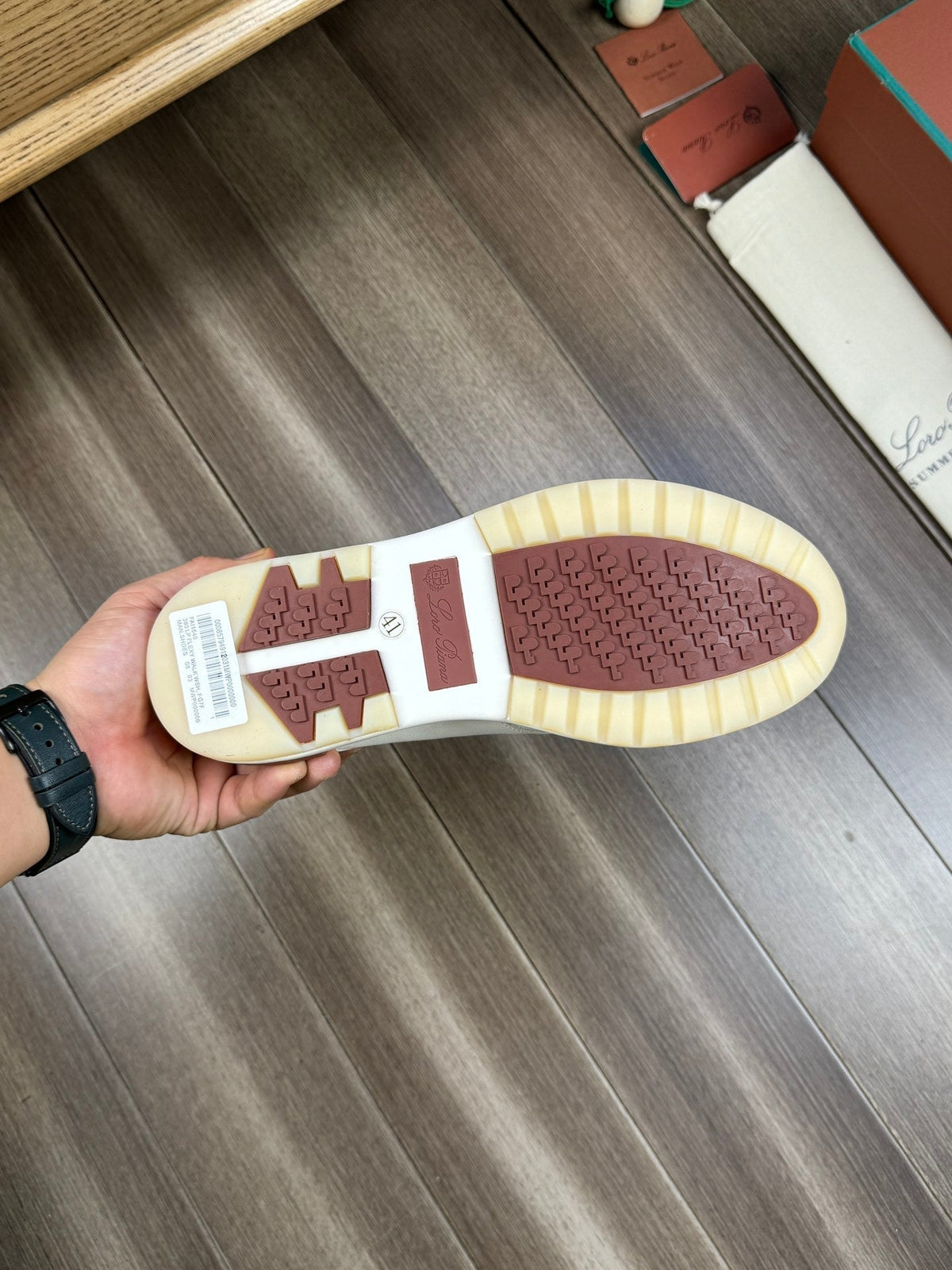 LP BERGEN SNEAKER WHITE CALFSKIN
