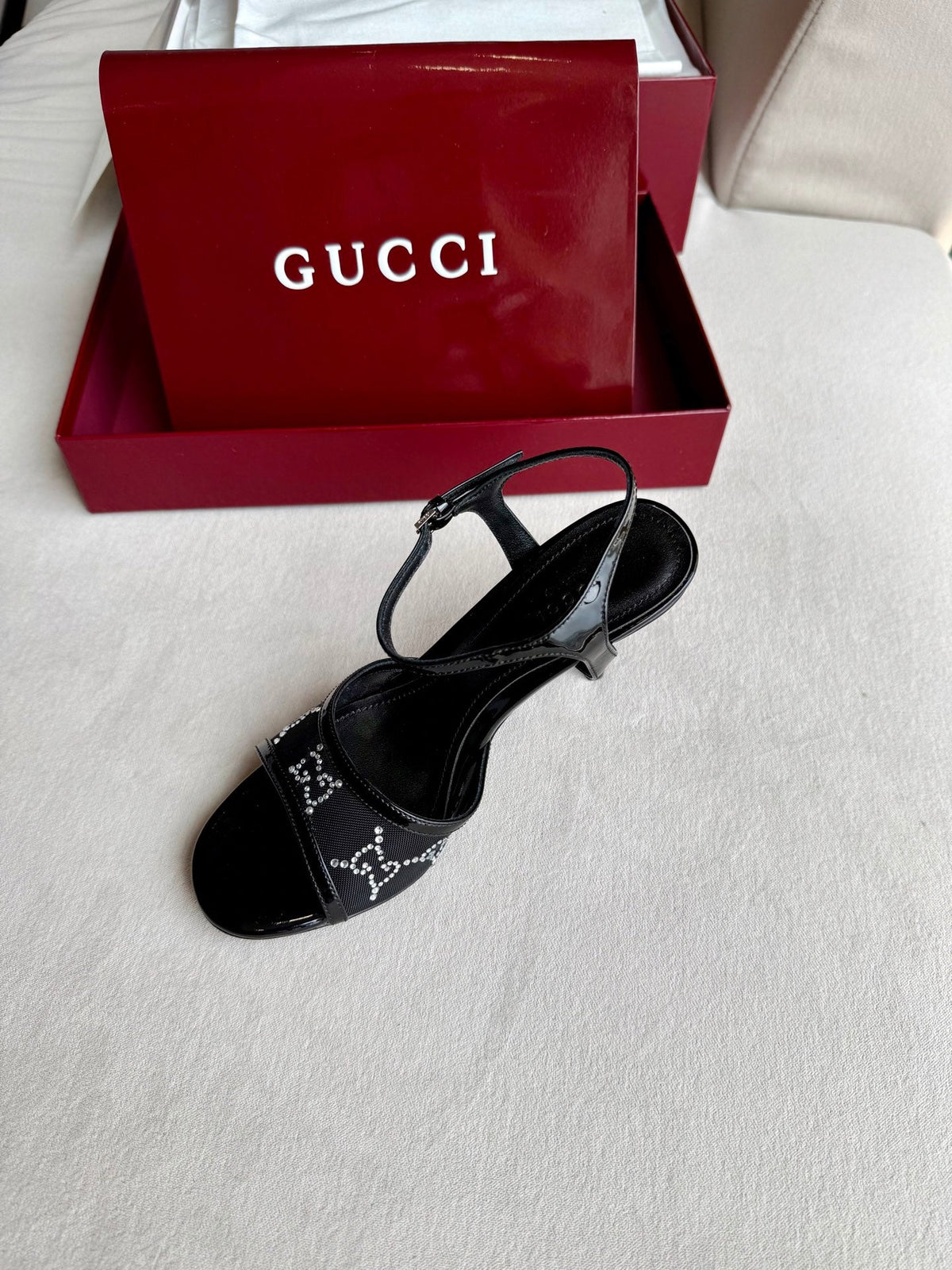 Gucci 2026 High Heels Sandals 85mm Mesh 938354