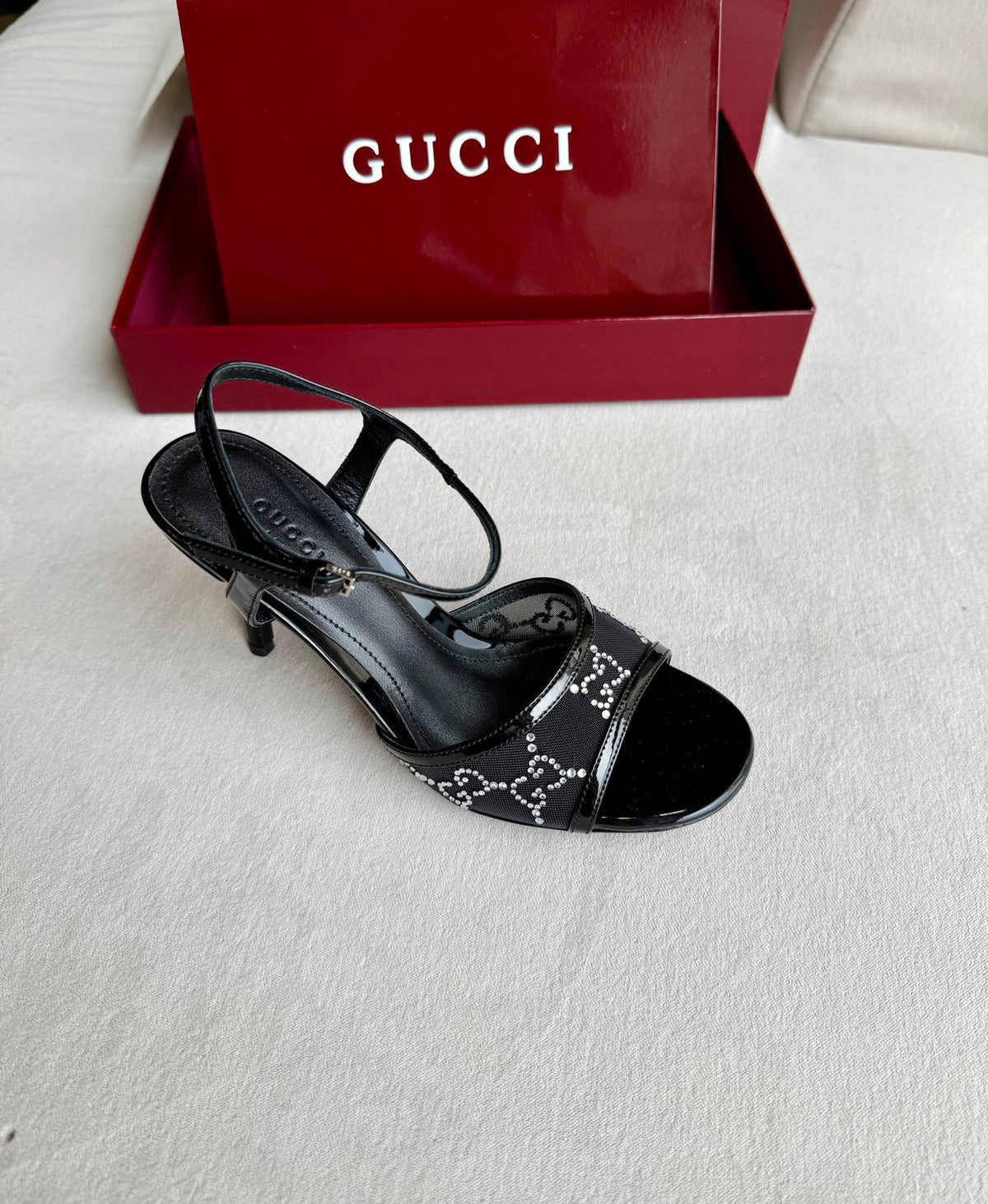 Gucci 2026 High Heels Sandals 85mm Mesh 938354