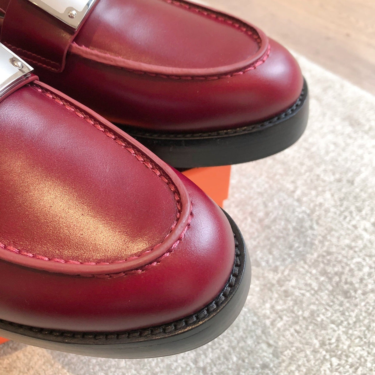 HM 25 Kelly Loafer Red Cowhide 353503