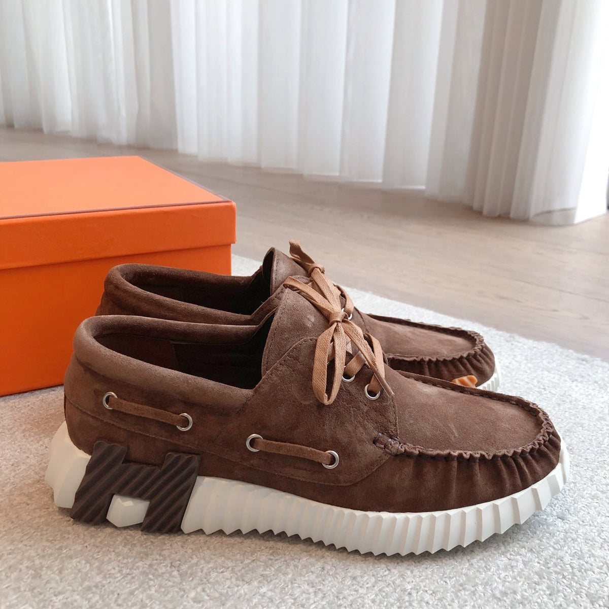 HM Men's 25 Ketch Sneaker Brown Suede 639268