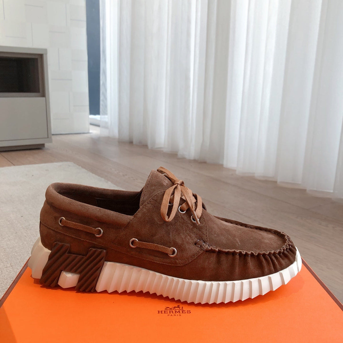 HM Men's 25 Ketch Sneaker Brown Suede 639268