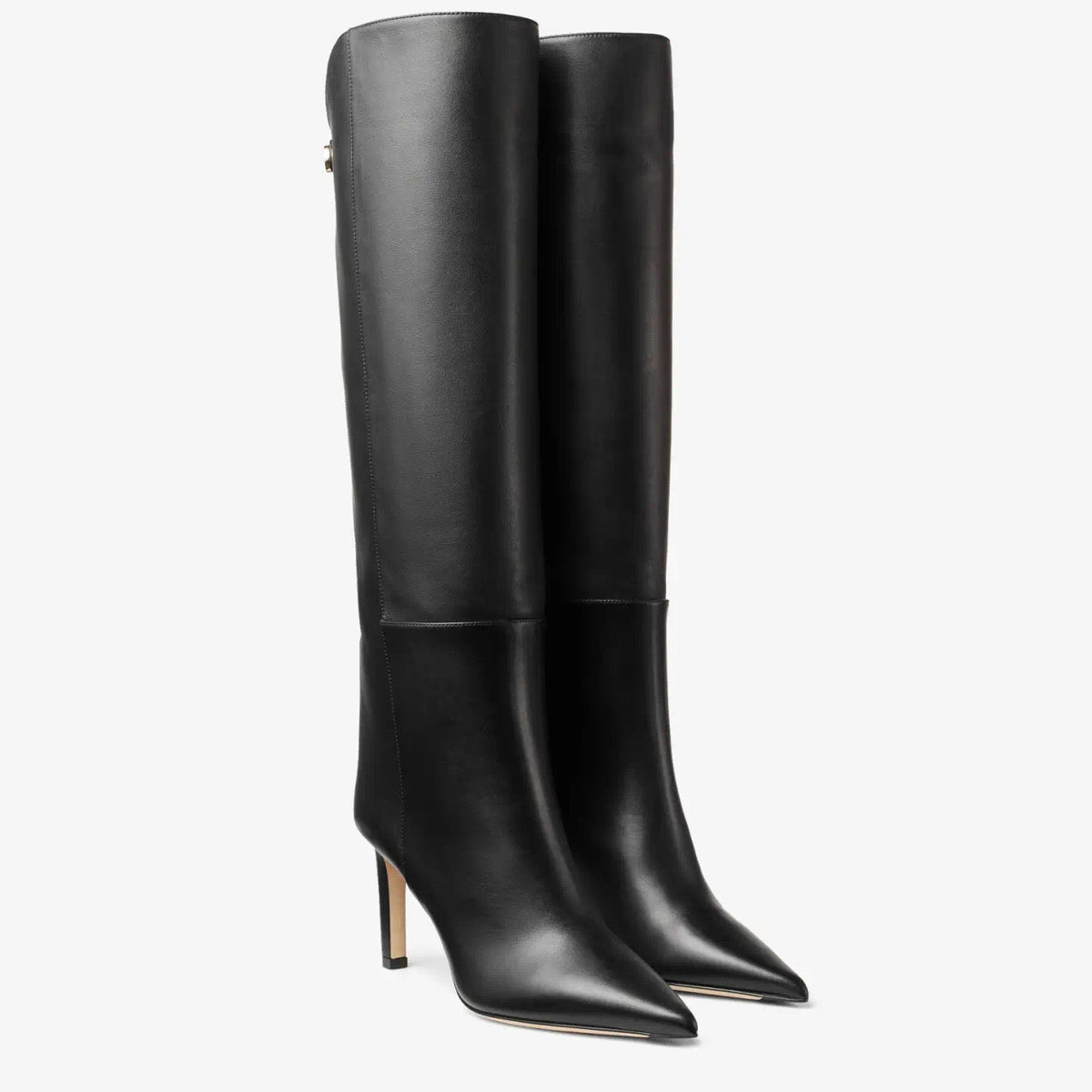 Knee-High Boots Smooth Leather