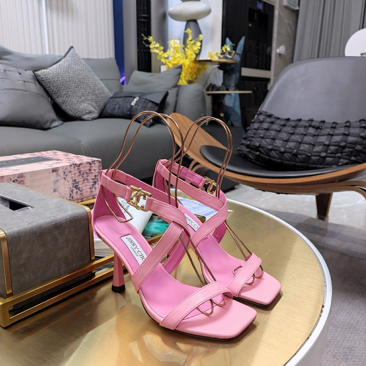 Jimmy 25 Jessica Sandal Pink Pastel Nappa Leather 240094