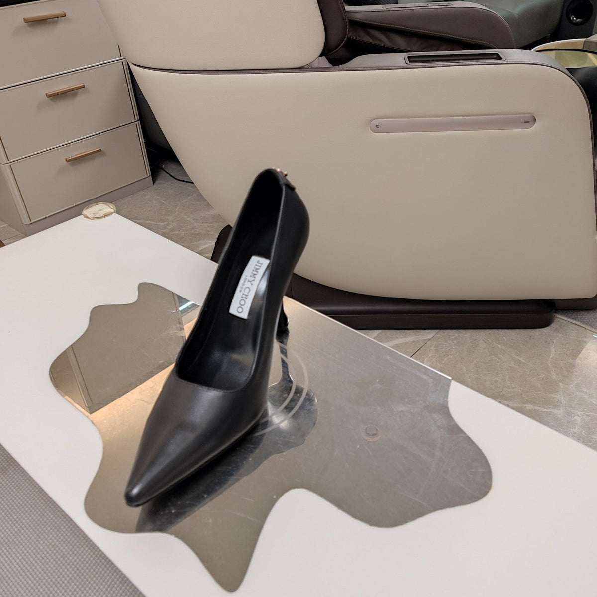 Jimmy 25 Love 100 Pump Black Cowhide 240036