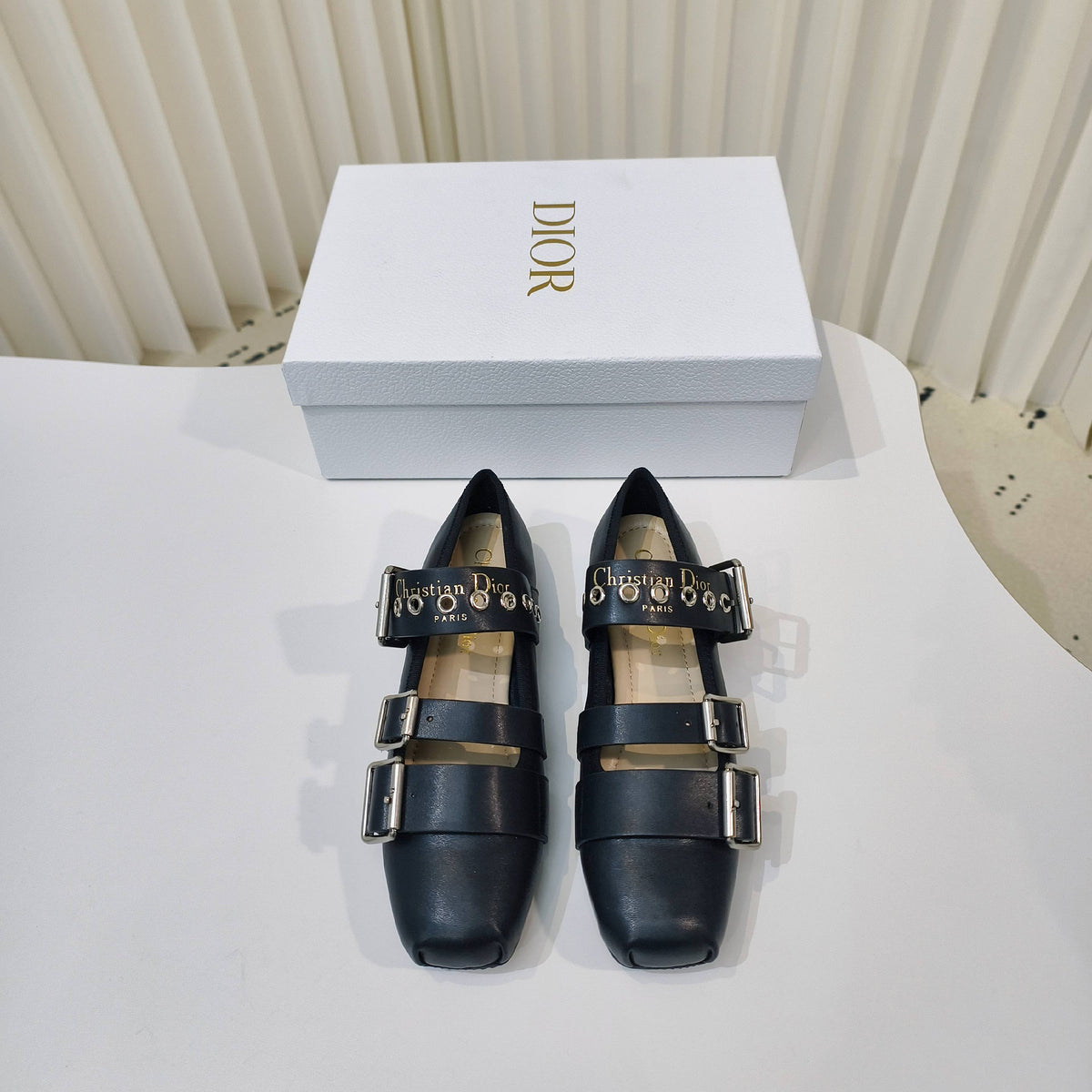 CD 25 Punk Ballet Flat  Calfskin and Suede 237991