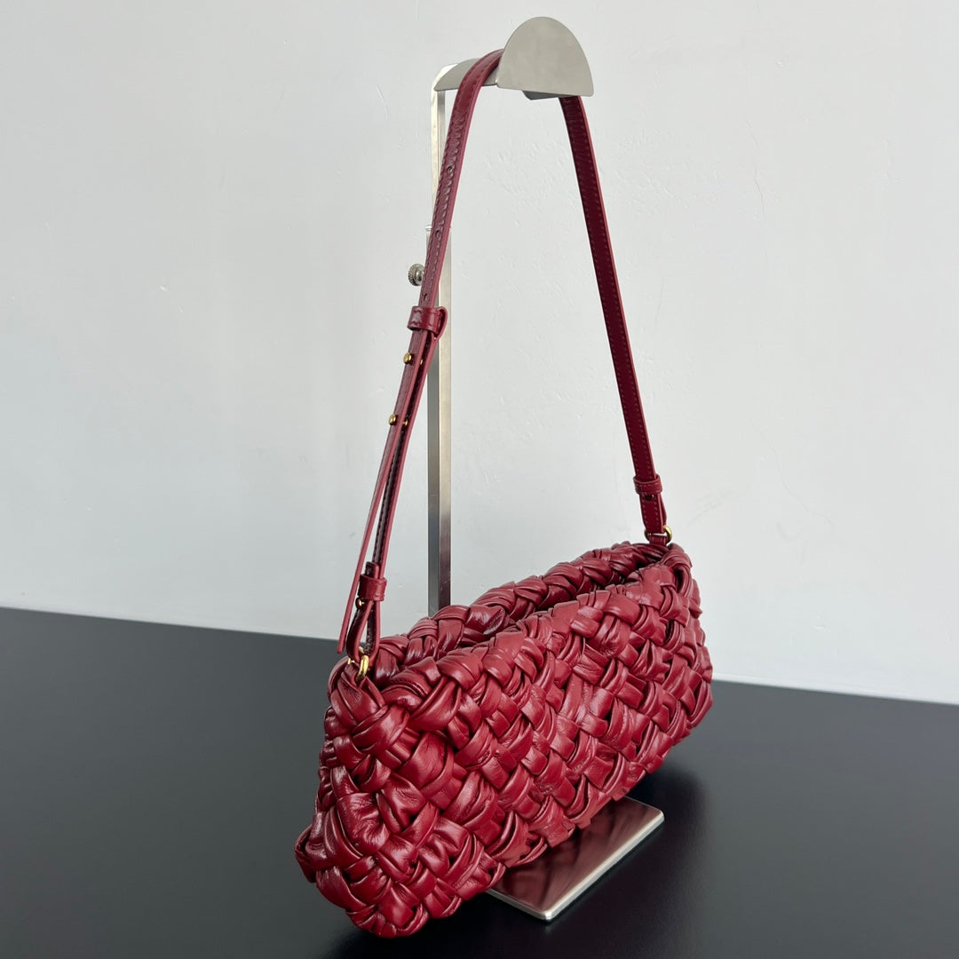 BV Kalimero Cha Cha 28.5cm Bag Red Cowhide 539828