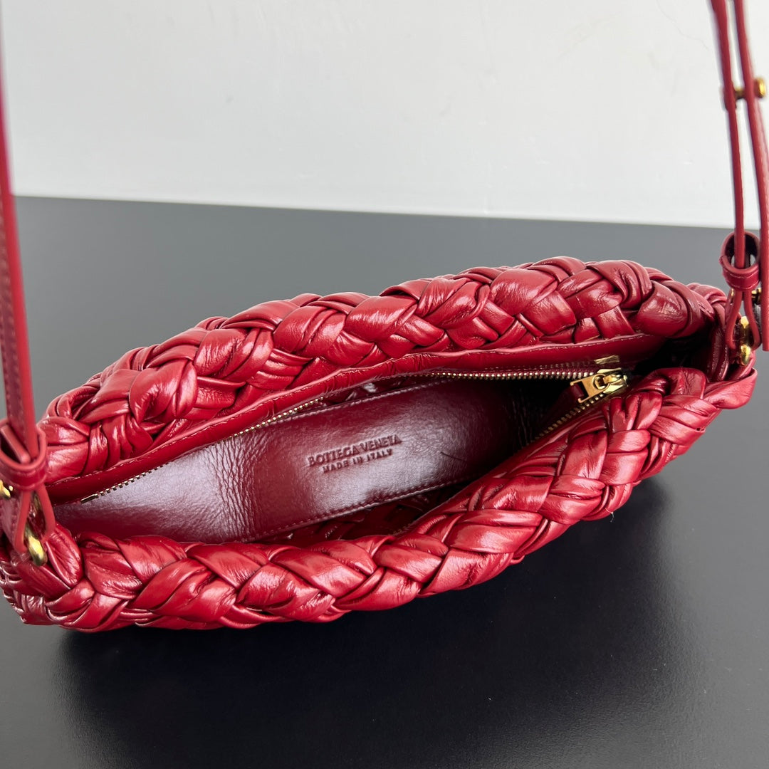 BV Kalimero Cha Cha 28.5cm Bag Red Cowhide 539828