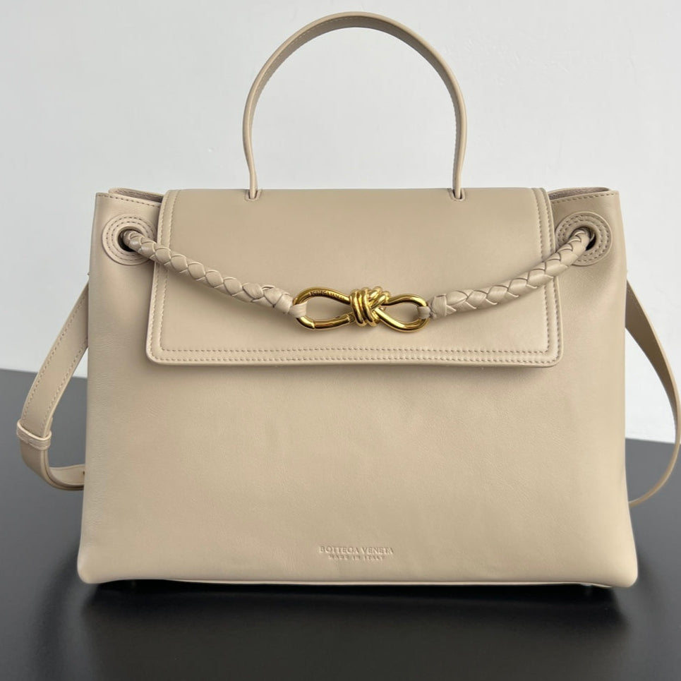 BV Ciao Ciao 34cm bag Beige Silky cowhide 545165
