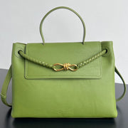 BV Ciao Ciao 34cm bag Green Silky cowhide 545166