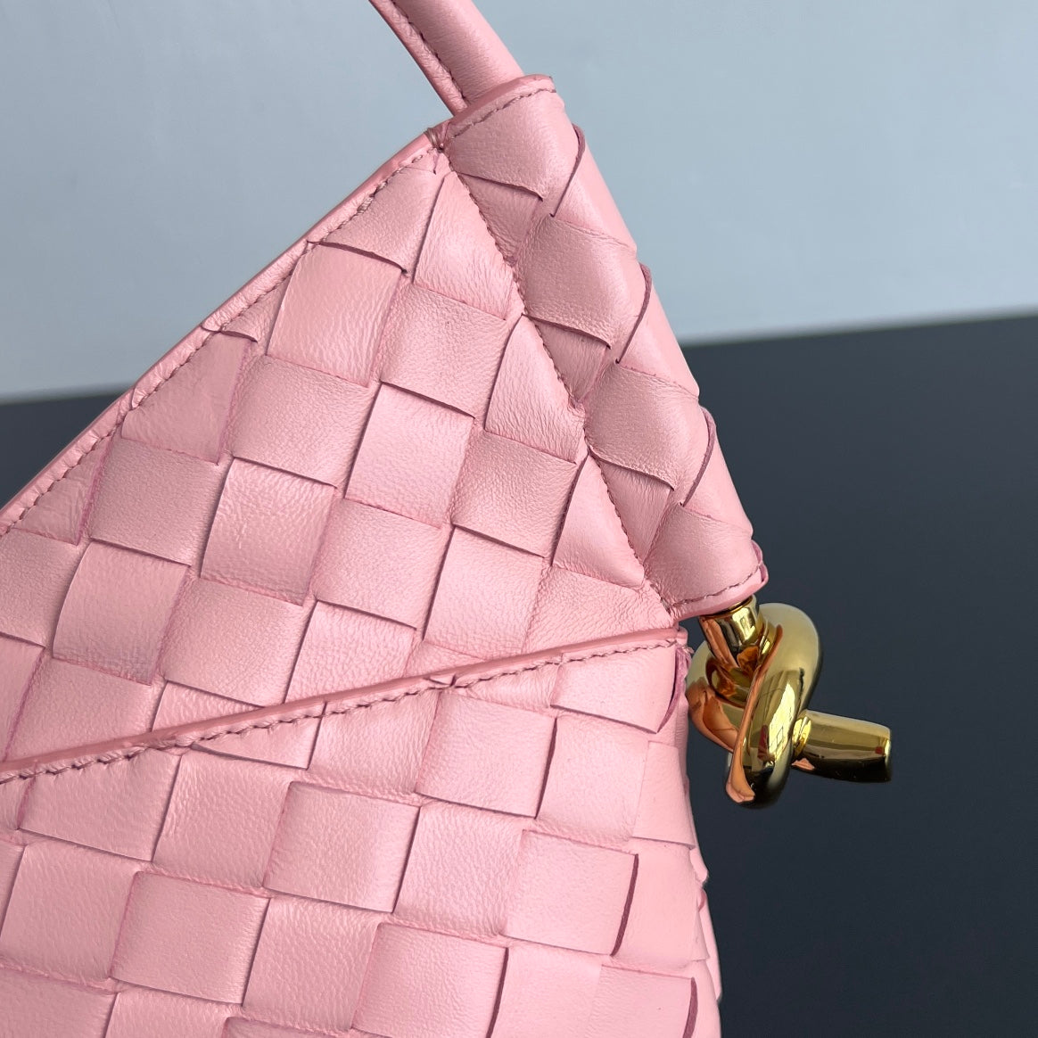BV Mini Solstice 28cm Bag Pink Lambskin 545209