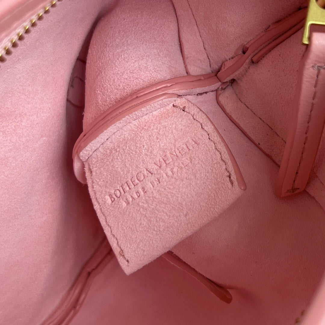 BV Mini Solstice 28cm Bag Pink Lambskin 545209